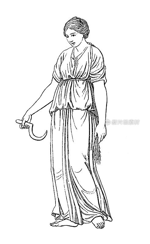 罗马女神谷神星|古代历史插图